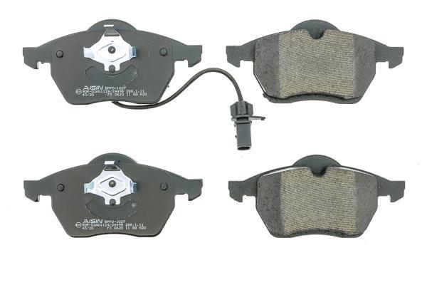 Jeu de 4 plaquettes de frein AISIN ref. BPFO-1027